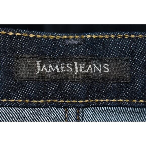 JAMES JEANS $188 Dark Wash Boot Cut Denim Trouser Jean 5-Pocket Size 27 - Picture 3 of 4